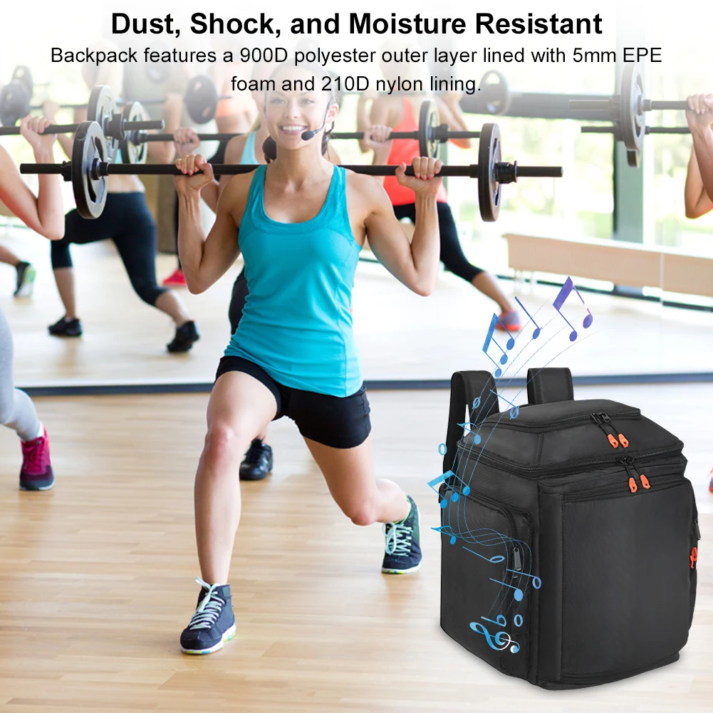 For Bose S1 Pro/Pro+ Portable BT Speaker Backpack Multi-Function Music Amplification Speaker Bag Travel Audio Carrying Backpack