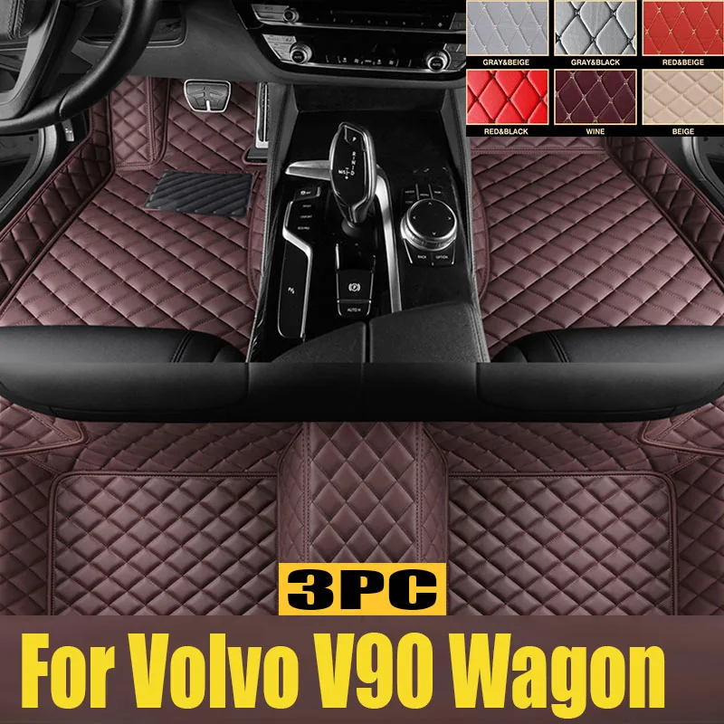 

Car Special Rear Trunk Mat for Volvo V90 Wagon 2017~2023 TPE Storage Tray Waterproof Floor Pad Space Liner Luggage trunk mat