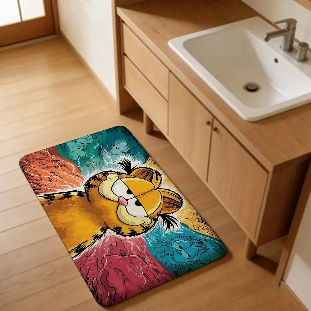 Fashion G-Garfields Entrance Door Mat Nordic Style Home Doormat Bathroom-Toilet Mats Bedroom Hotel Decor Mat