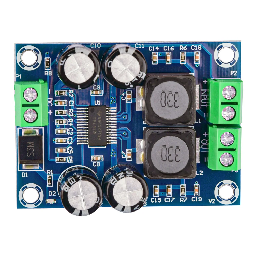 TPA3118 TPA3118D2 Digital Audio Receiving Power Amplifier Module Mono 30W 60W PBTL Mono Digital Audio Power Amplifier Board