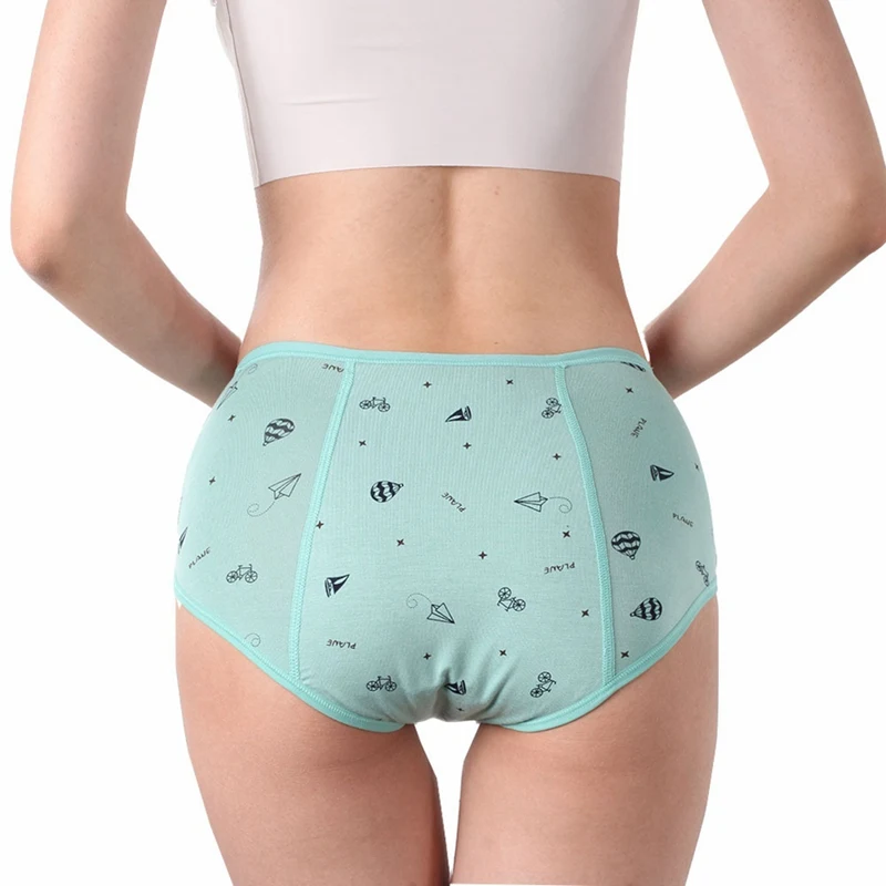 1PCS Teen Girls Period Underwear Briefs Girl Ultra Soft Postpartum Cotton Panties Underwear