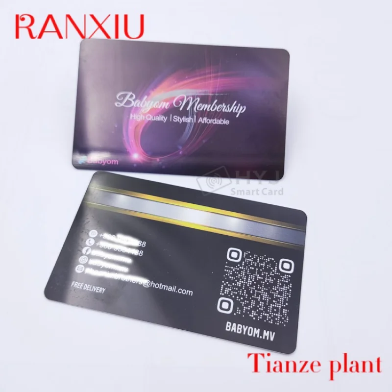 Logo personalizzato PVC u plast PVC N busins card ith N216 ip