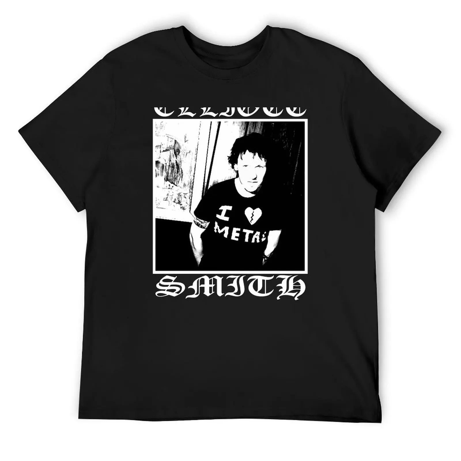 Elliott Smith I <3 Metal T-Shirt graphic t shirts sports fans oversized graphic tee black t shirts for men