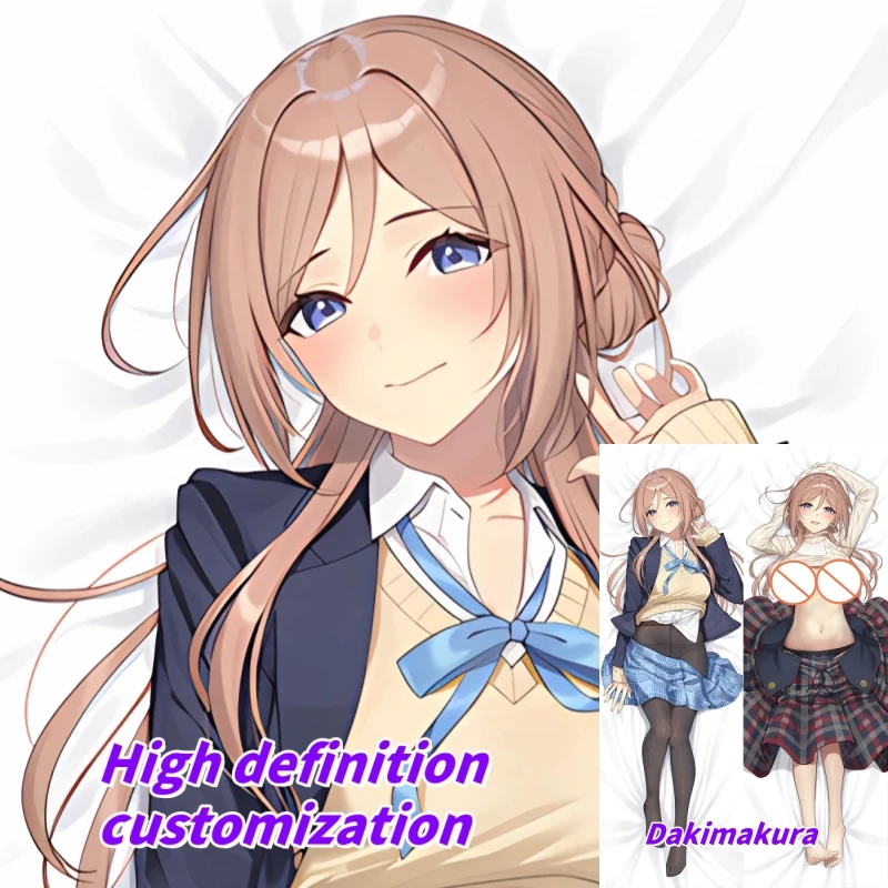 

Dakimakura Anime Pillow Case THE IDOLM@STER Rinami Himesaki Double-sided Print Of Life-size Body Pillowcase Gifts
