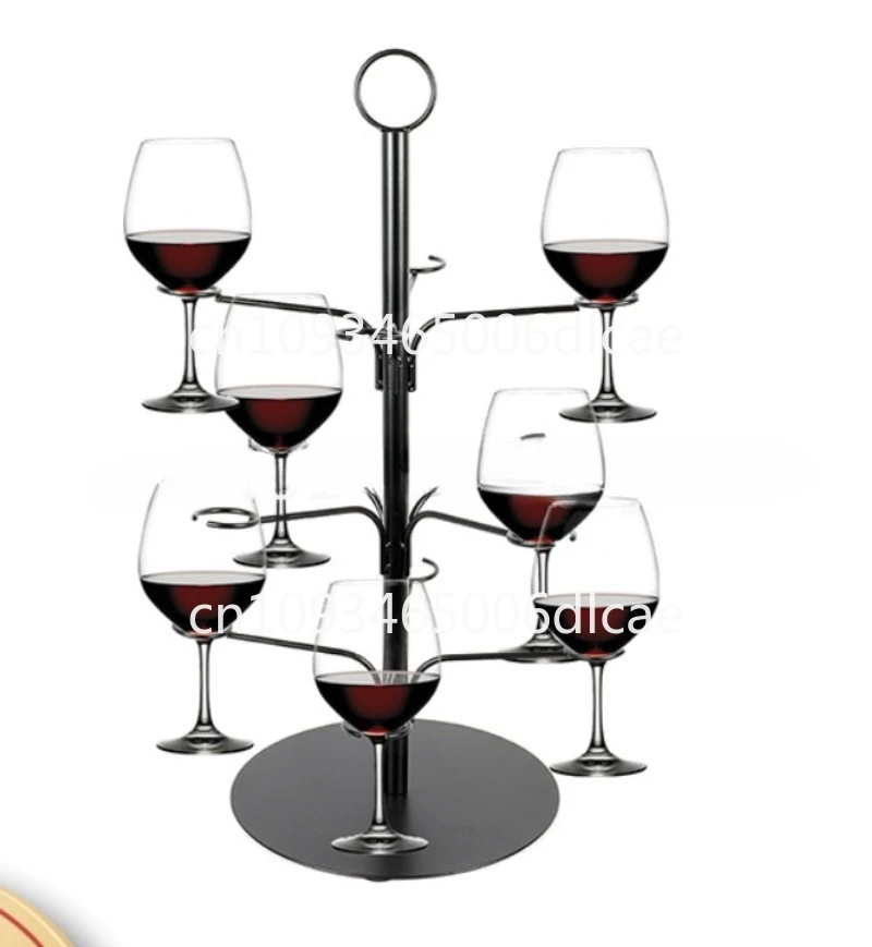 INTELLIGENT 3 Tier Wine Glass Holder Freestanding Tabletop Storage Rack Cocktail Glass Tree Display Stand