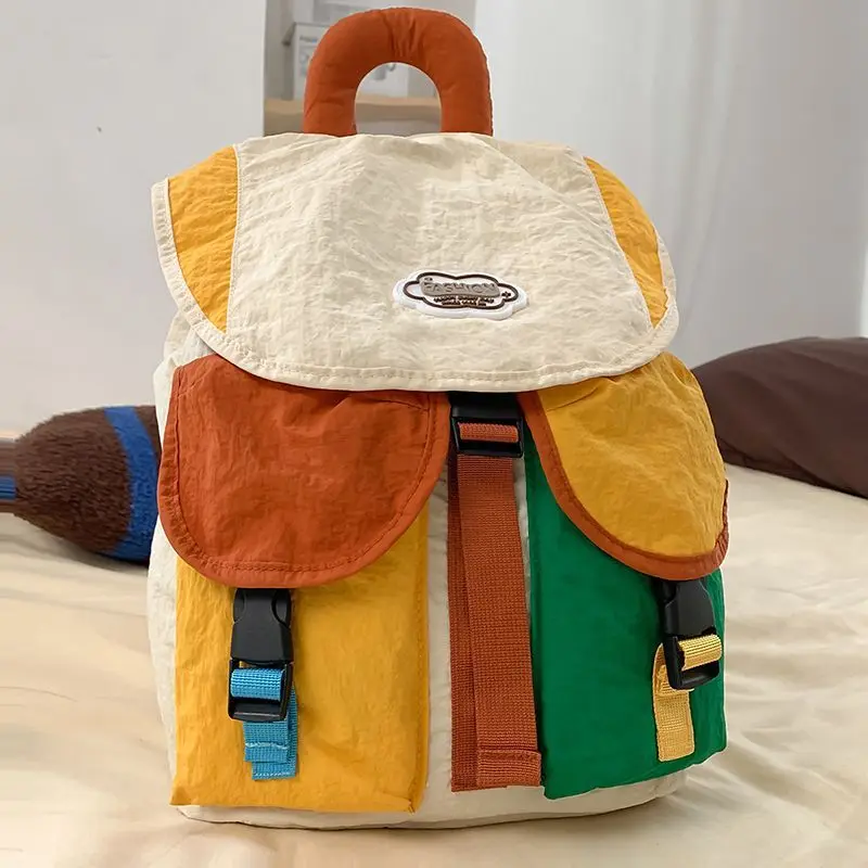 

Легкие школьные сумки Dopamine, школьный рюкзак для девочек-подростков, модная дорожная сумка, повседневный школьный рюкзак с несколькими карманами