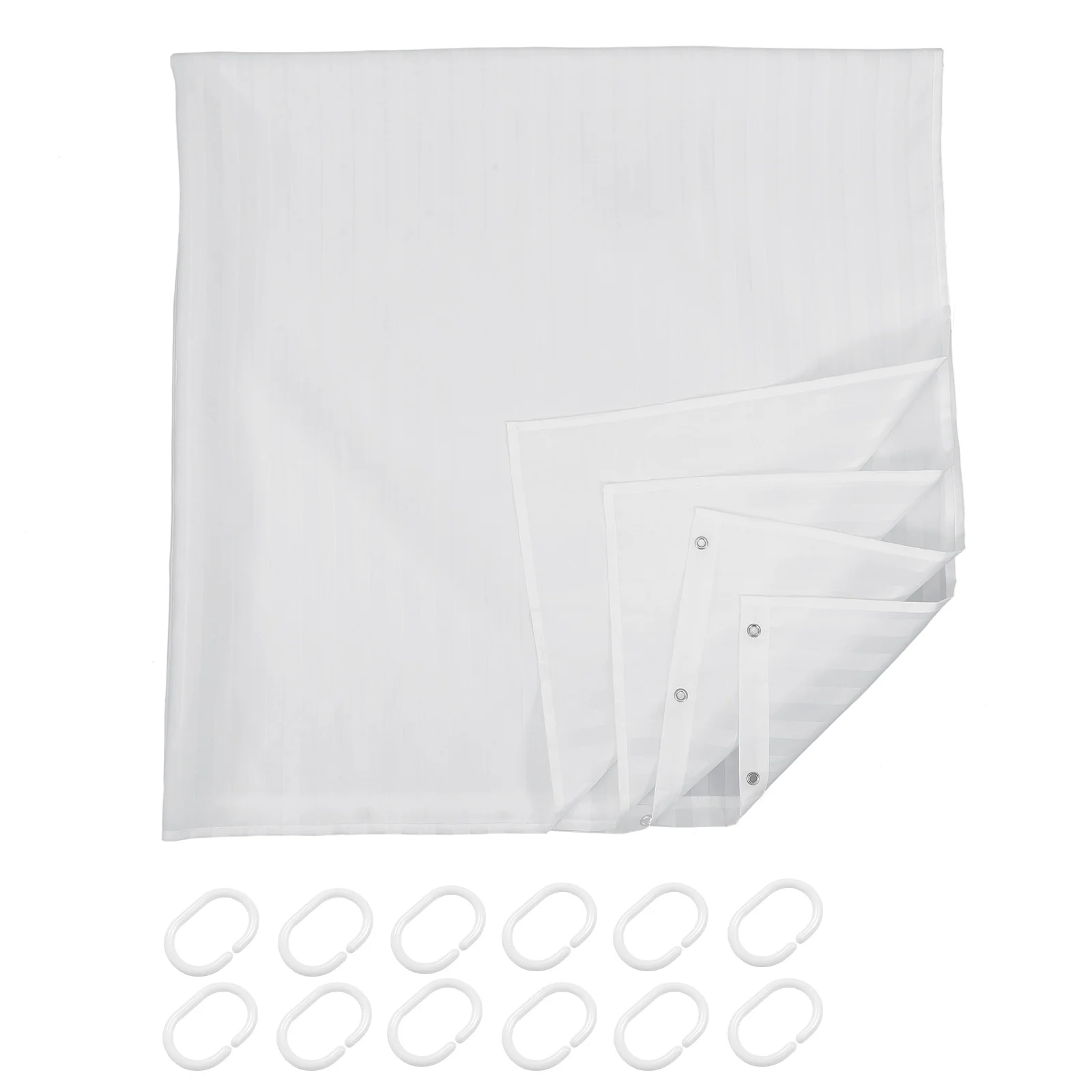 

Bathroom Striped Shower Curtain Waterproof Washable Decorative Divider for Home Hotel Bath Decoration Shower Curtain