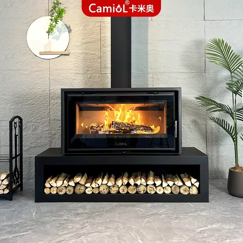 Indoor Home Heating Fireplace Inserts Wood Burning Stove Fireplace Fireplace Steel Plate Wood Stove