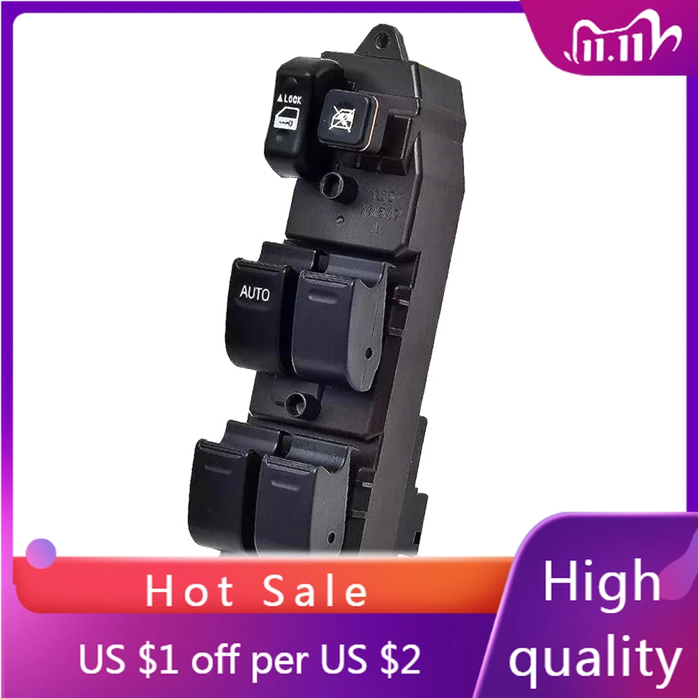 

Power Window Switch Control Button﻿ for Toyota Sienna/ Land Cruiser Prado 2002-2010 84820-AE012, 84820-33170