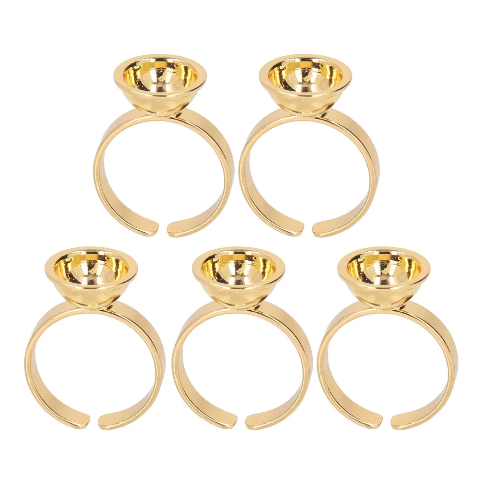 

5 шт., чашка с чернилами для татуировки из нержавеющей стали, держатель пигмента для микроблейдинга для клея для наращивания ресниц