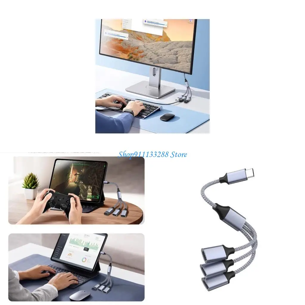 

G88D USB C OTG Cable Phone Adapter Type C to USB2.0 Adapter with Data & Charging