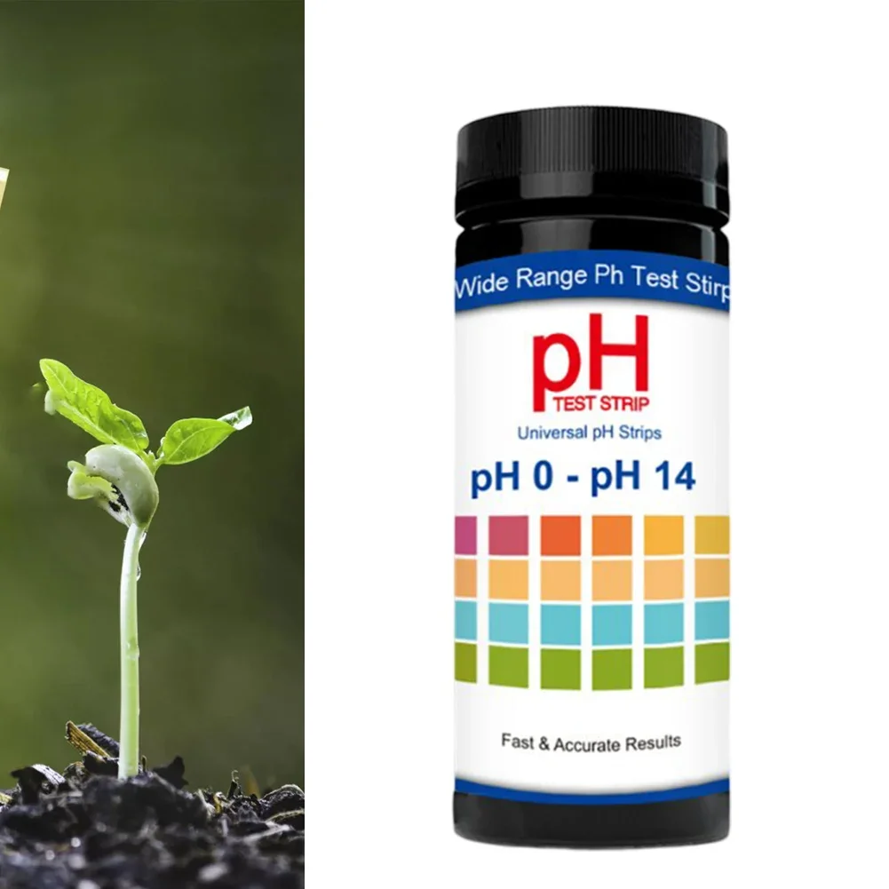 Шт. Тестирование лакмусовых полосок Набор для тестирования PH Набор для тестирования почвы Тестирование воды в почве Легкие субстанции широкого применения