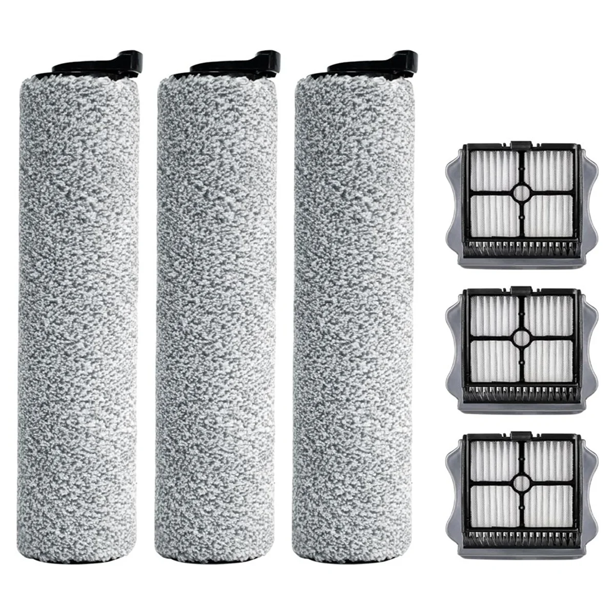 Rollers Brush Replacement and Filters for Tineco IFloor 3/ Floor One S3 Cordless Vacuum Cleaner Brush Filters