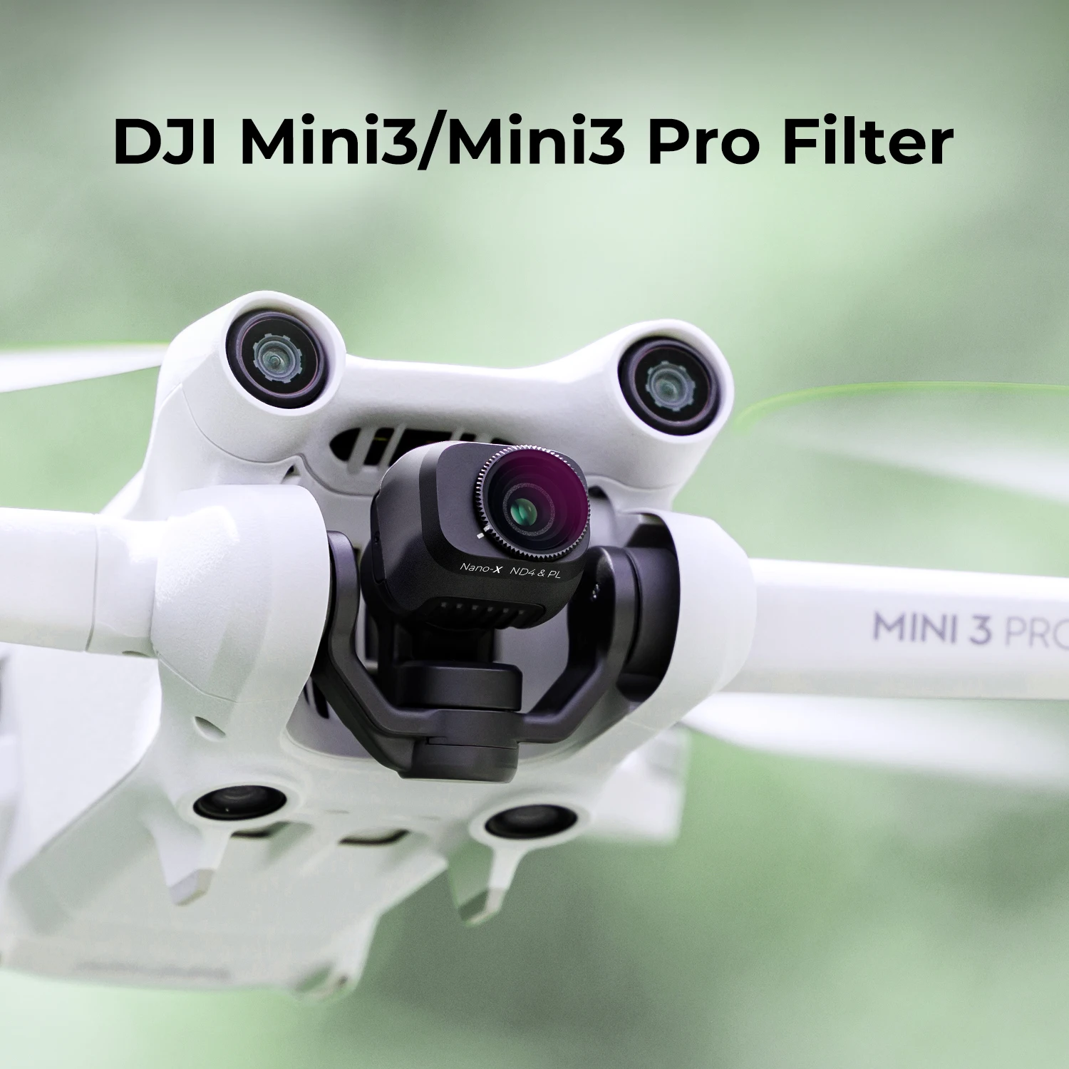 Фильтр объектива K & F Concept ND4/PL для DJI Drone Mini 3 Pro с нейтральной плотностью и поляризационным эффектом 2-в-1 фильтр с 28 многослойным покрытием