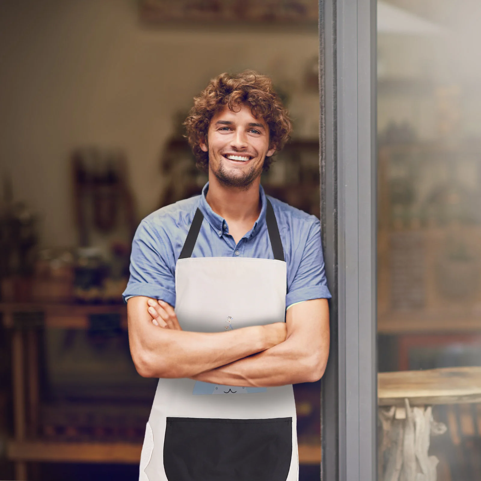 

Waterproof Apron For Cooking Kitchen Garden Haircut Baking Diy Crafts Oilproof Men Women Chef Stylist Nail Salon Multi