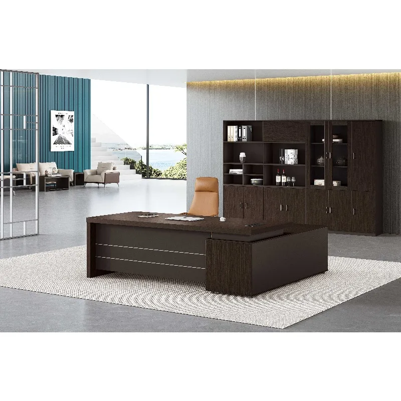 New Design High Quality Luxury MFC Office Desk Office  Boss Table