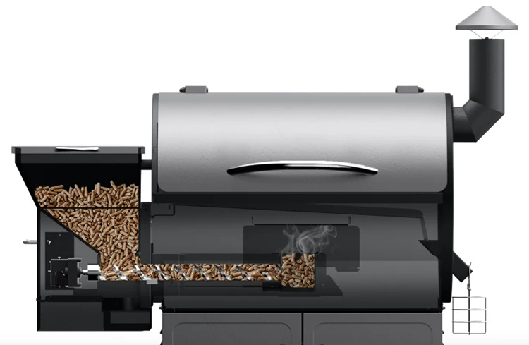 

Backyard Charcoal Grill Biased Smoker Large Cooking Area BBQ Drum Charcoal BBQ Biased Smoker BBQ Table