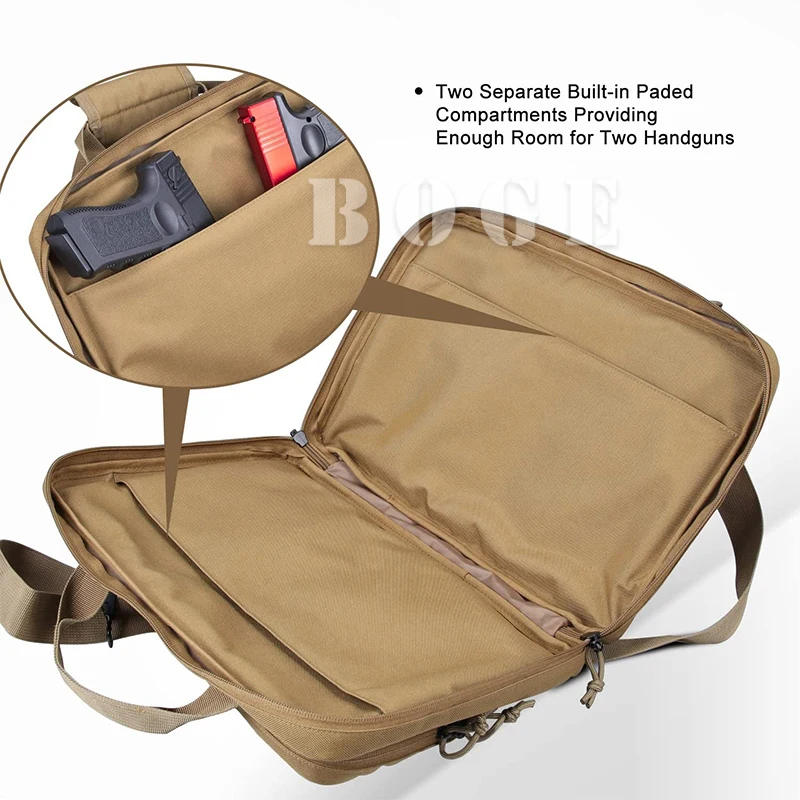 Imagem -03 - Arma Tática Tiro Bolsa de Caça Acessórios Sistema de Revistas Molle Compartimento com Fechadura Vários Bolsos Laptop Case de