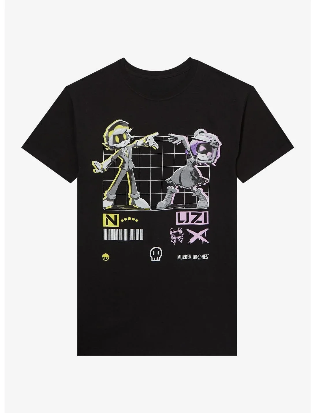 2026 طائرات القتل بدون طيار N تي شيرت يمكن لكل من الرجال والنساء ارتداء قمصان عصرية ومطبوعة من القطن الخالص بأكمام قصيرة #4