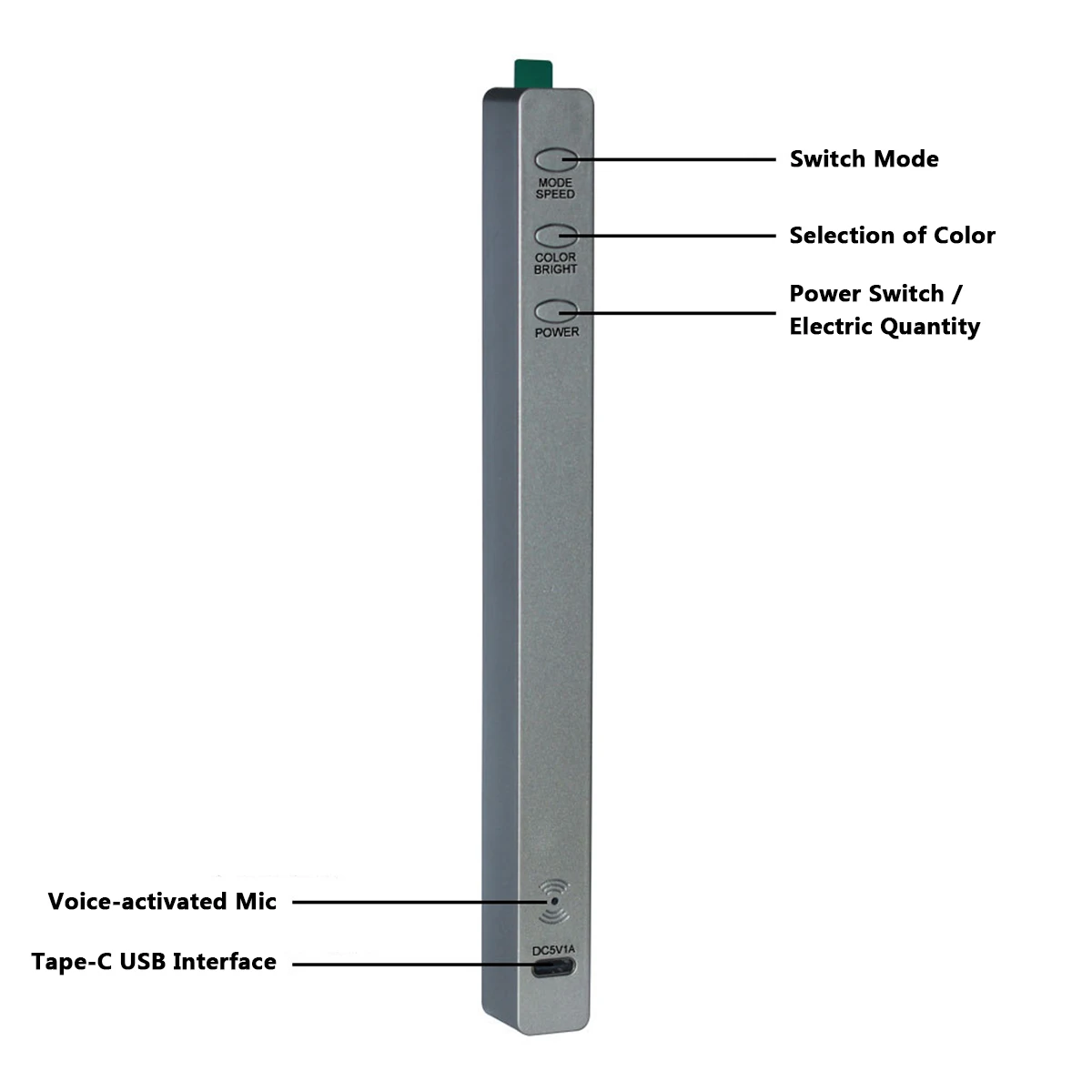 New RGB Sound-activated Rhythm Ambient Atmosphere Lamp APP Control Colorful LED Music Rhythm Night Light For Bar Car Home Decor