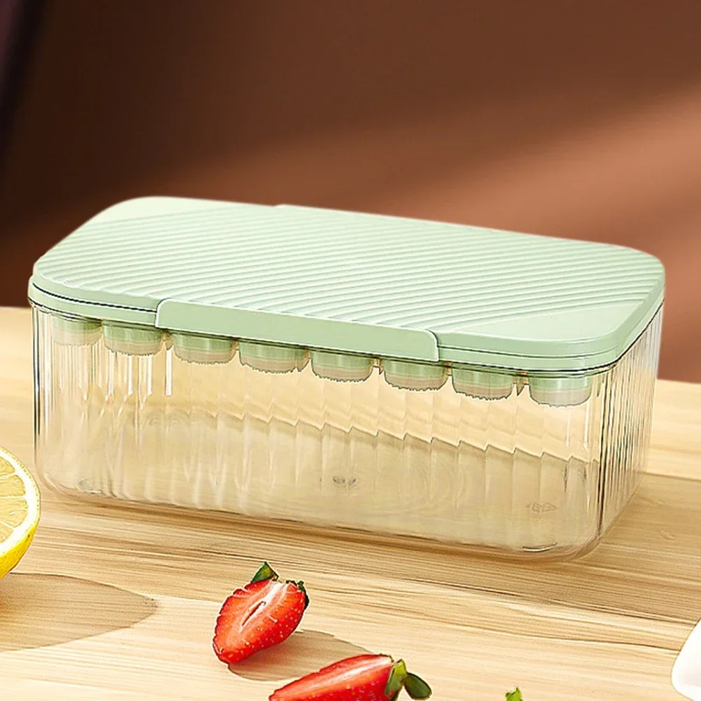 

Easy Release Ice Maker Ice Storage Box Beverage Preparation 3.5*8.5*5inch Compact Ice Storage Box Flexible Tray