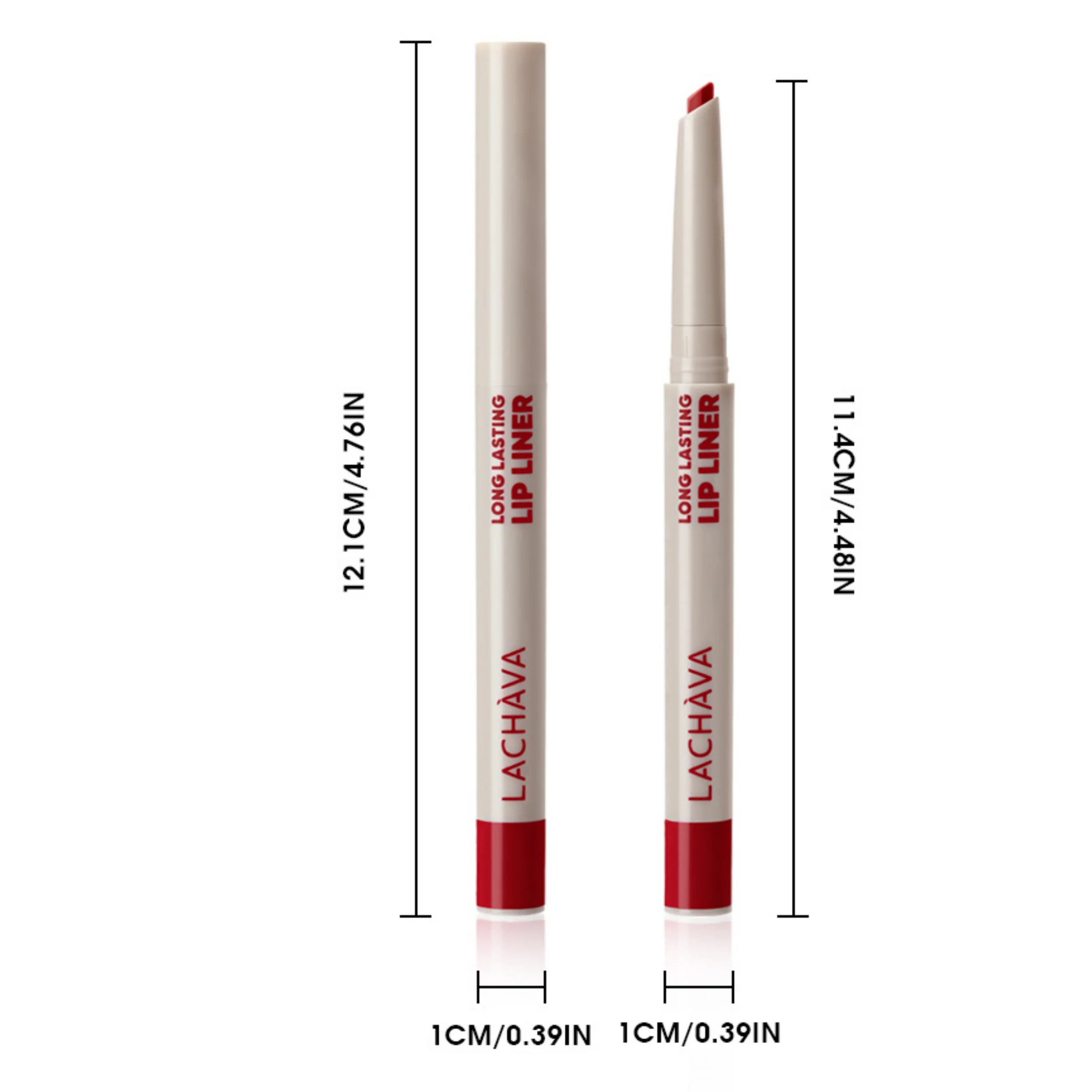 Crayon à lèvres lisse et mat, crayon à lèvres de précision, imperméable longue durée pour une contour et une remplissage précis des lèvres colorées