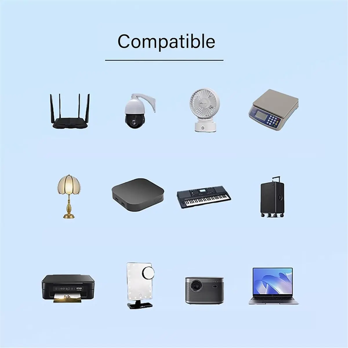 

A32M USB C Power Cord 100W Highest Efficiency Variable Power Supply Type C and DC5.5 Direct Cable 120cm Charging Cable