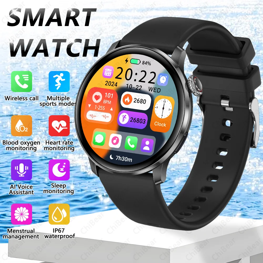 

2025 женские ультратонкие умные часы для фитнеса 8,9 мм, GPS-монтаж, Bluetooth-вызов, пульс, спортивный режим, IP68, водонепроницаемые умные часы, новинка