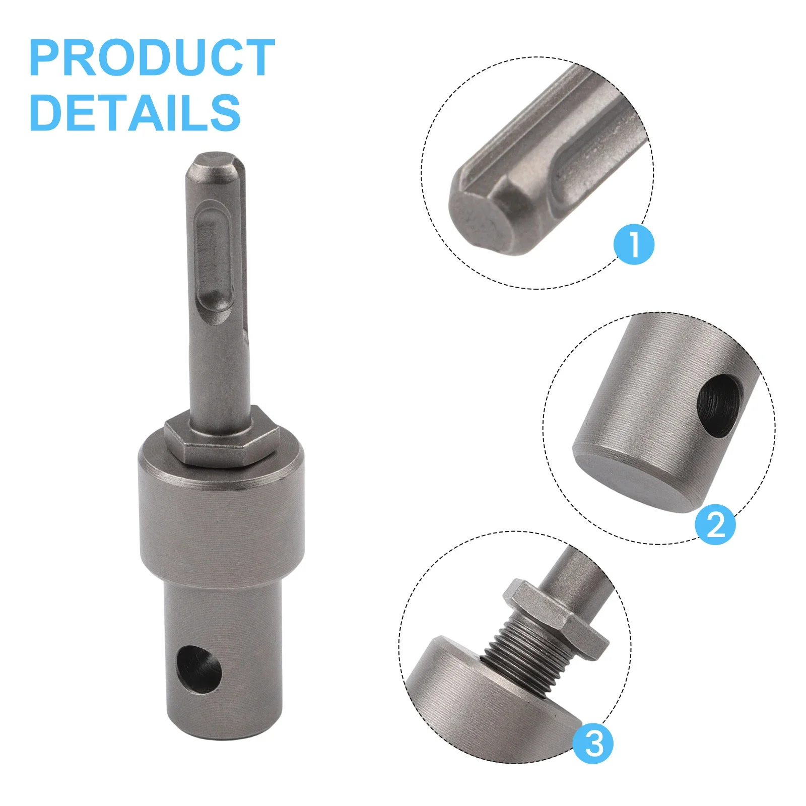 Drill Tool For Electric Hammer Adapter Tool As Picture Earth Auger Adapter Brand New Unused Fixed With Reverse Thread Screws