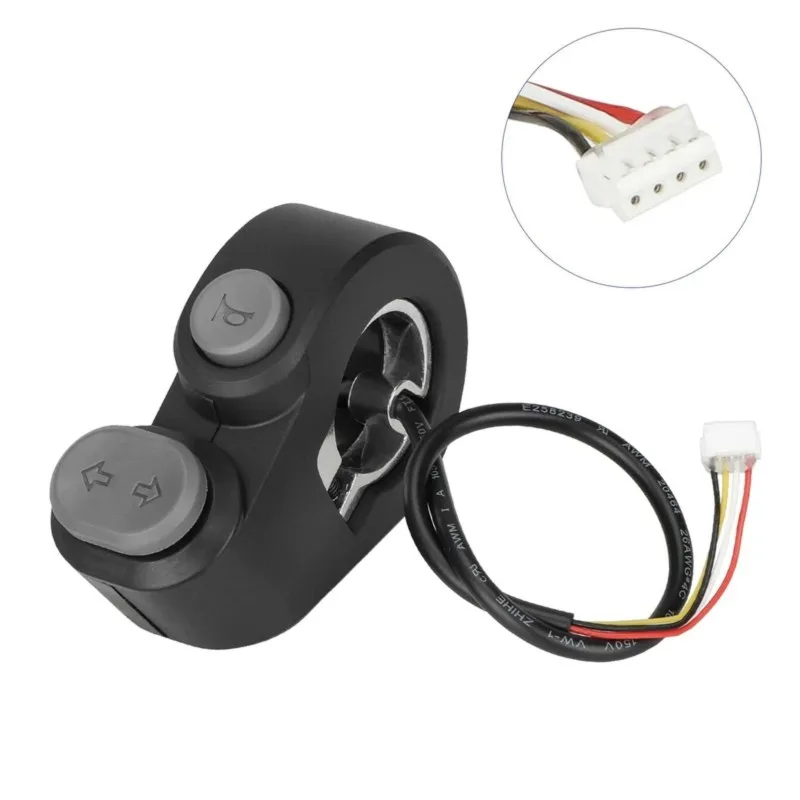 A99I-Turn Signal Switch Left& Right Turn Button With Wiring Harness For MAX G2 Scooter Accessories