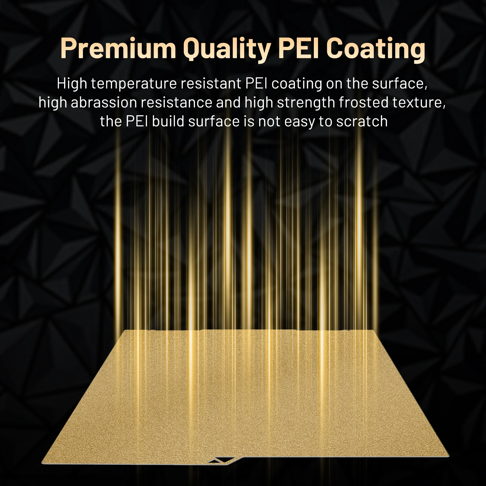For Anycubic kobra 3 MAX Build Plate Smooth peo pet Double Sided 430x430mm Spring Steel Sheet For Anycubic Kobra 3 max Combo