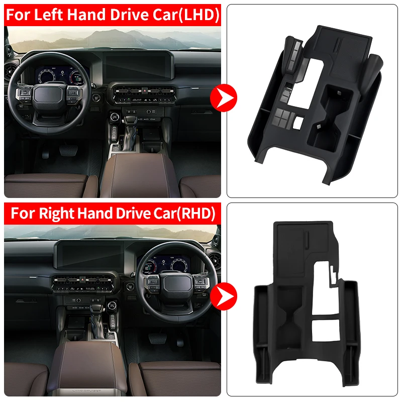 For Toyota LC250 Land Cruiser 250 2025 2024 Prado J250 1958,Central Control Silicone Case Black Interior Protection Accessories