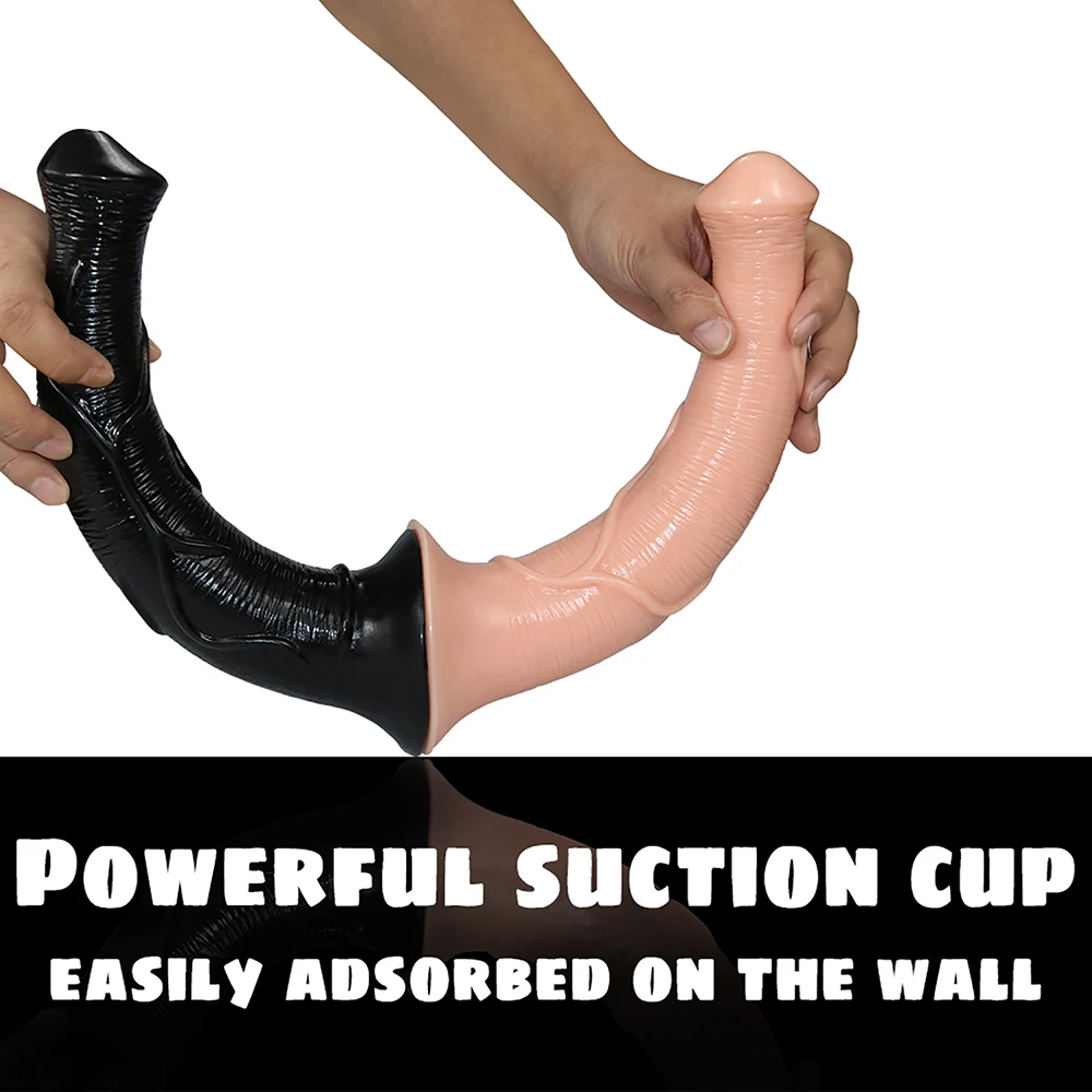 Oversized Horse Dildo Anal Plug Soft Penis Anal Dilator with Suction Cup Phallus Butt Plug Stimulate Vagina Anus Dick Sex Toys