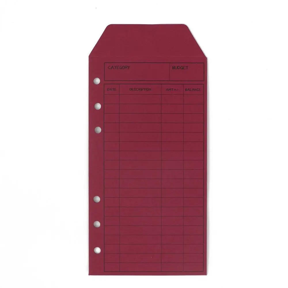 Money Saving Budget Envelopes Kawaii Budget Organizer Cardstock Cash Envelope Planner Accessories Loose leaf