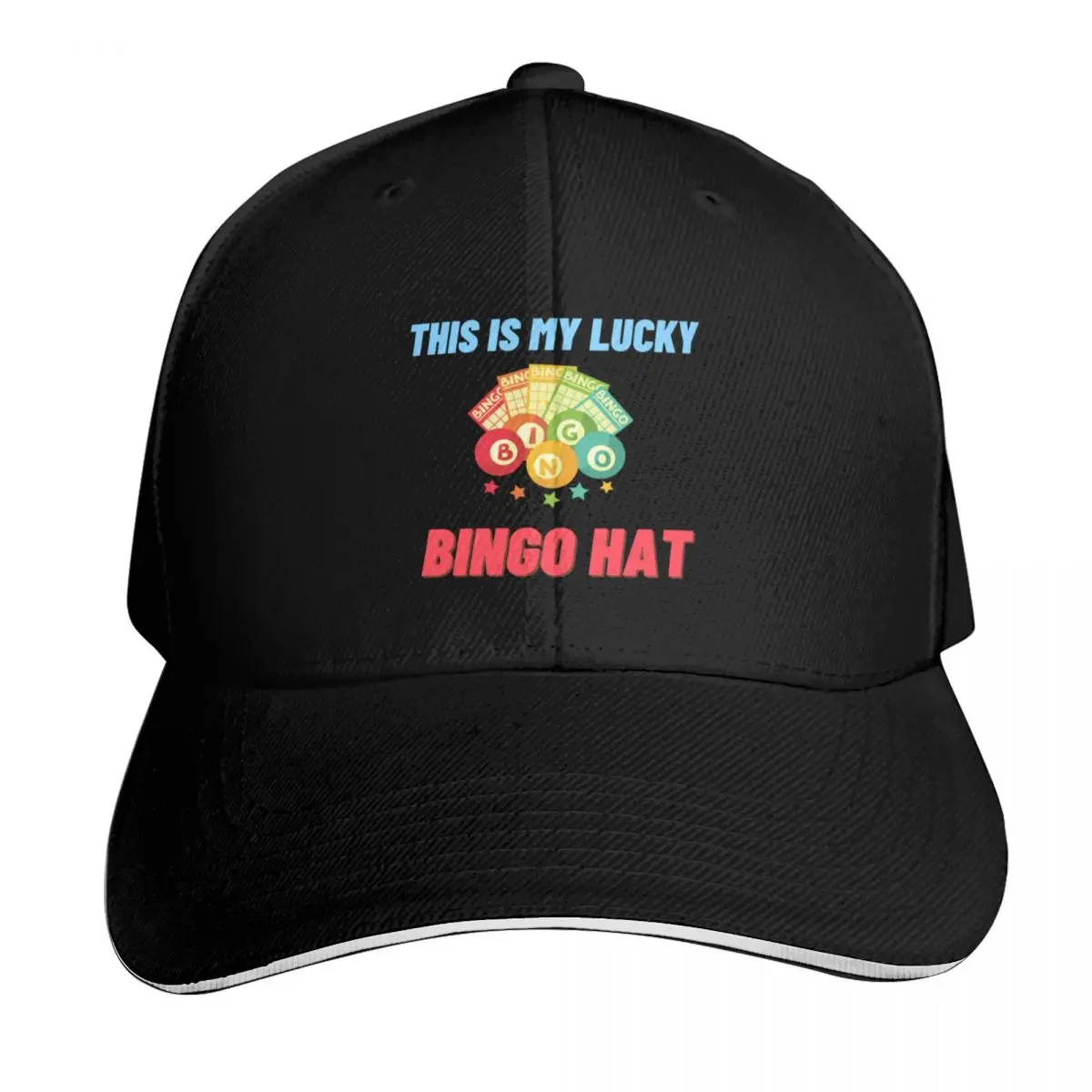 

This is My Lucky Bingo Hat Baseball Cap Rave Luxury Hat winter hats for men New In Hat Caps For Men Women's