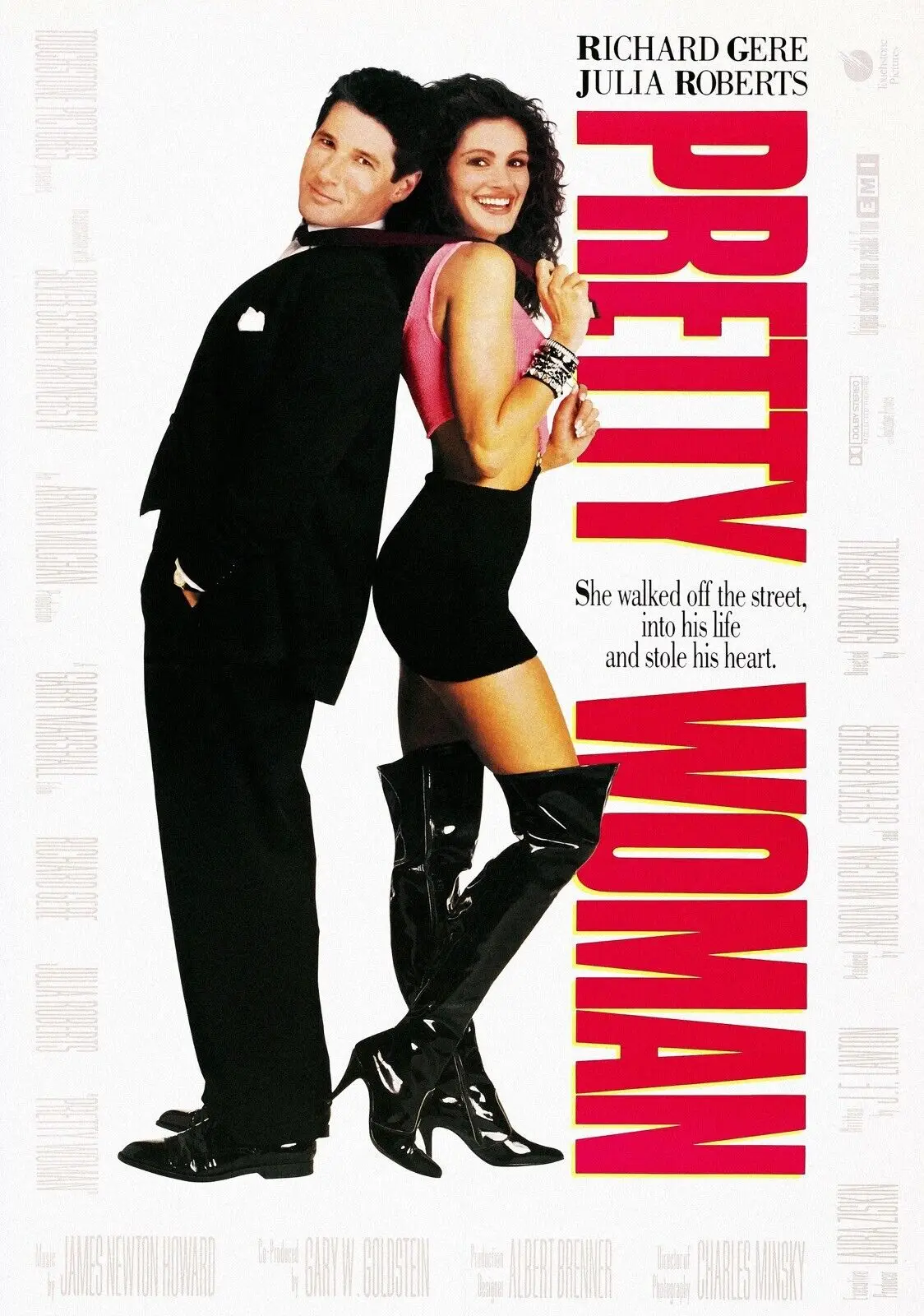 PRETTY WOMAN Classic 90's Vintage Movie, Art Film Print Silk Poster, Home Wall Decor