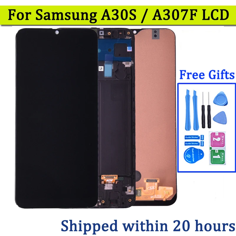 Display For Samsung  A30S A307 LCD Display with Touch Screen Digitizer Assembly A307F A307FN A307G A307GN LCD