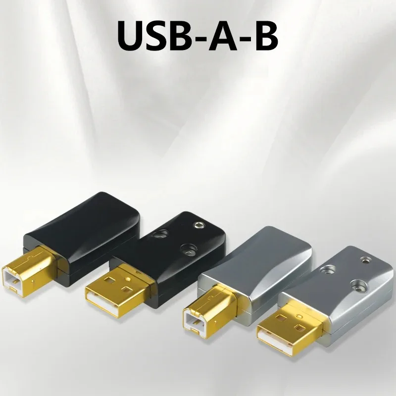 HiFi Audio USB Data Cable DIY Type A Type B USB A USB B USB 2.0 Connector Jack Tail Sockect Connector Port Sockect Metal Casing