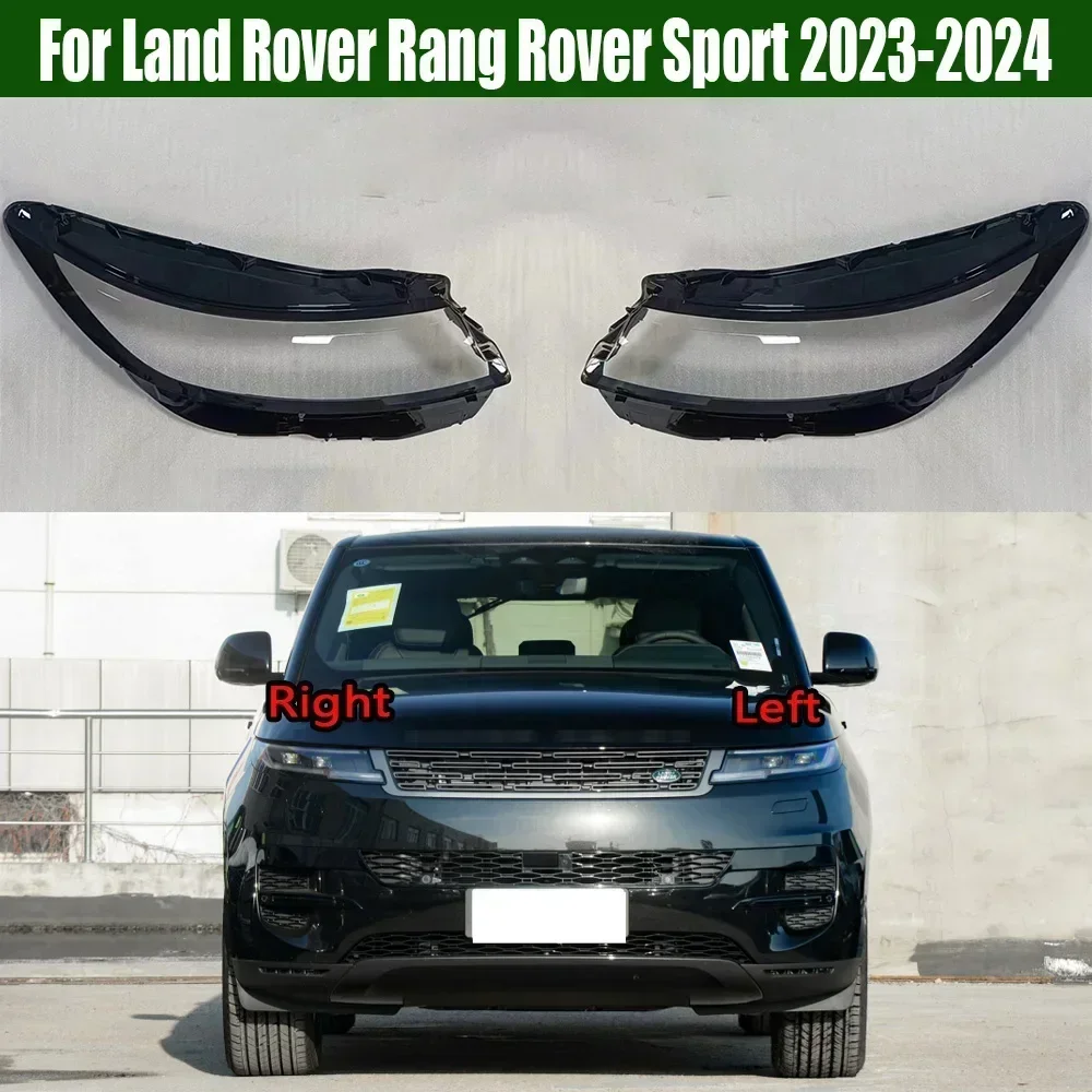 

For Land Rover Rang Rover Sport 2023 2024 Headlamp Cover Transparent Headlight Shell Lens Plexiglass Auto Replacement Parts