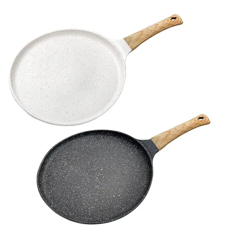 

Frying Pan Wok Pan Nonstick Egg Burger Frying Pan Portable Poached Egg Burger Steak Pan for Induction Hob Cooking Griddle Pan