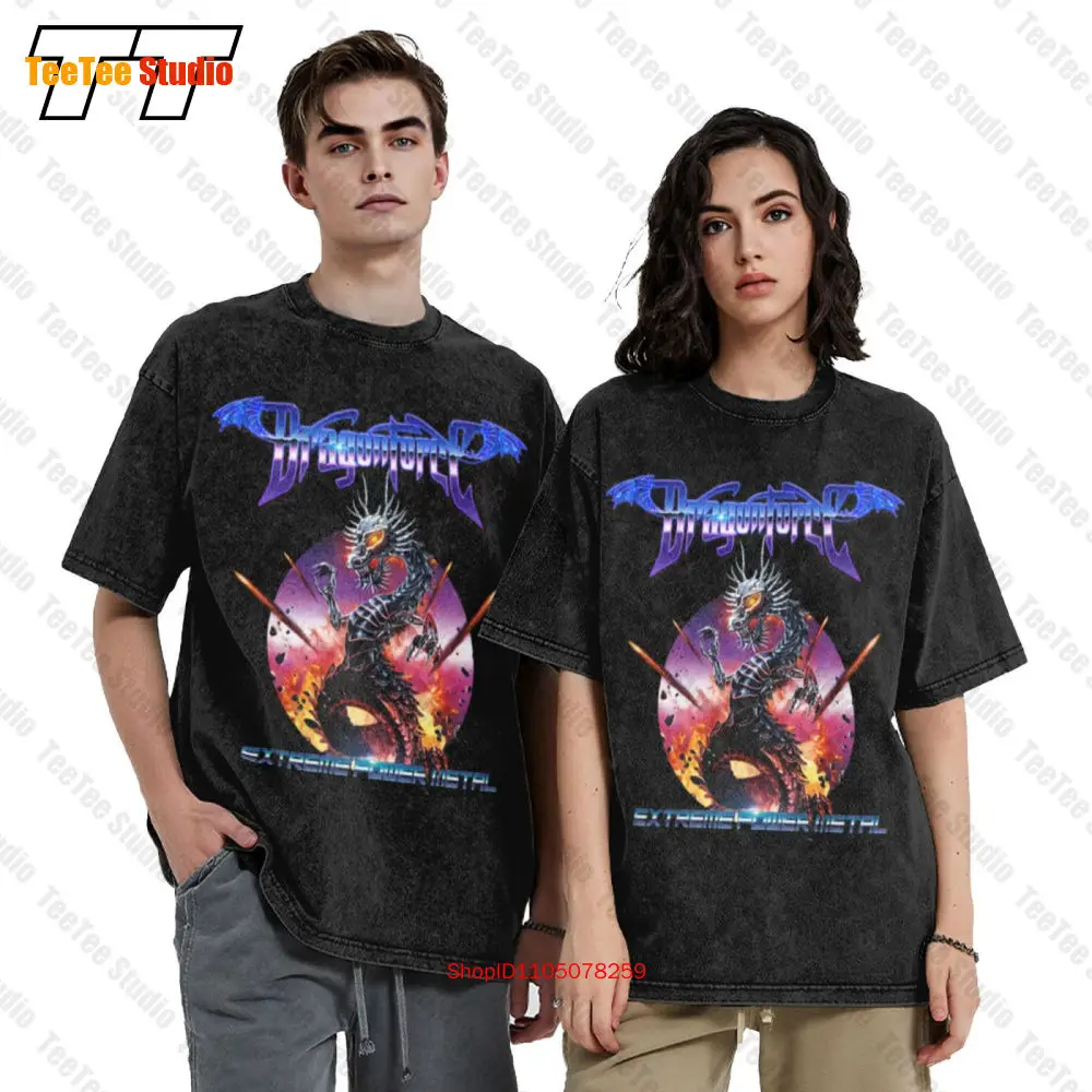 

Dragonforce Extreme Power Metal Dragon Oversized T-Shirt ORSQ