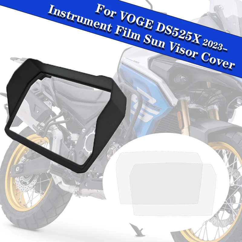 Pour VOGE DS525X DSX525 525DSX 2023 2024 2025 moto pare-soleil couverture Instrument écran pare-soleil tableau de bord Instrument Film