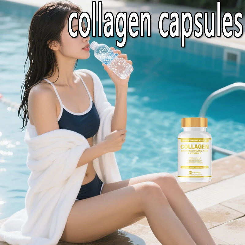 

Collagen capsules enhance immunity repair tissues improve skin laxity protect skin elasticity and moisture Health food
