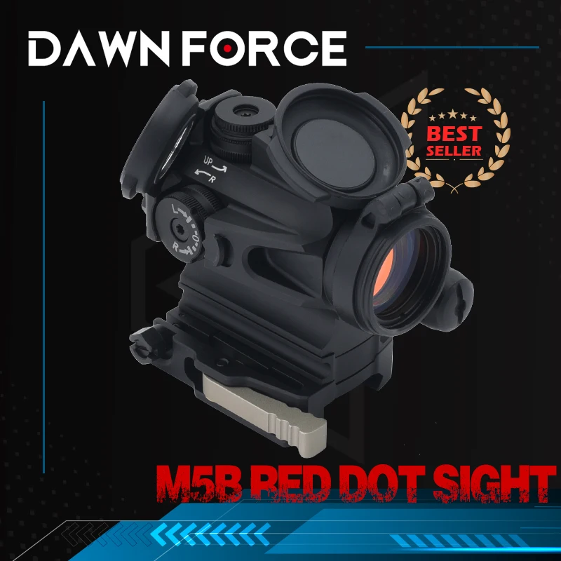 

Evolution Gear Tactical M5b RDS Red Dot Sight Reflex Scope Sight with LRP BCM mounts Full Markings for Hunting Airsoft