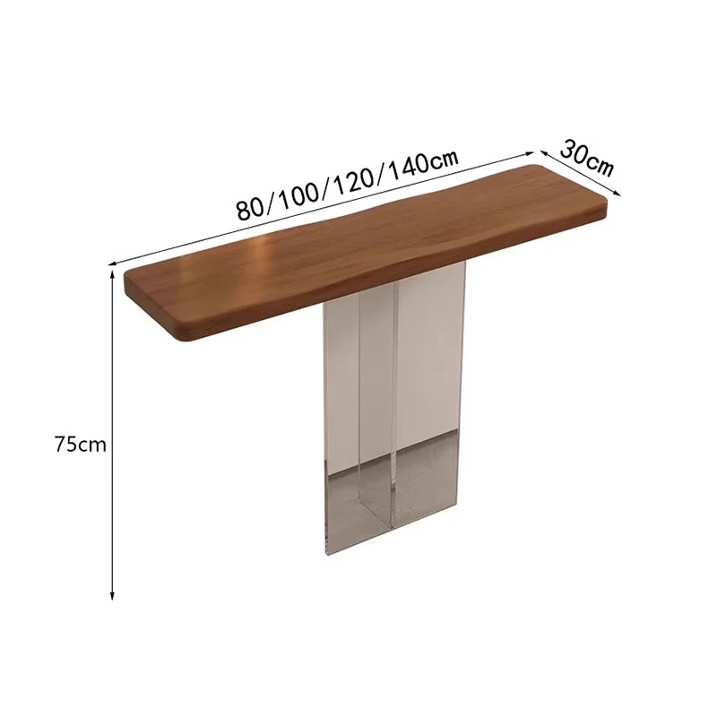 European Modern Console Table Simple Acrylic Thin Premium Console Table For Hallway Entry Tisch Wohnzimer Möbel Furniture