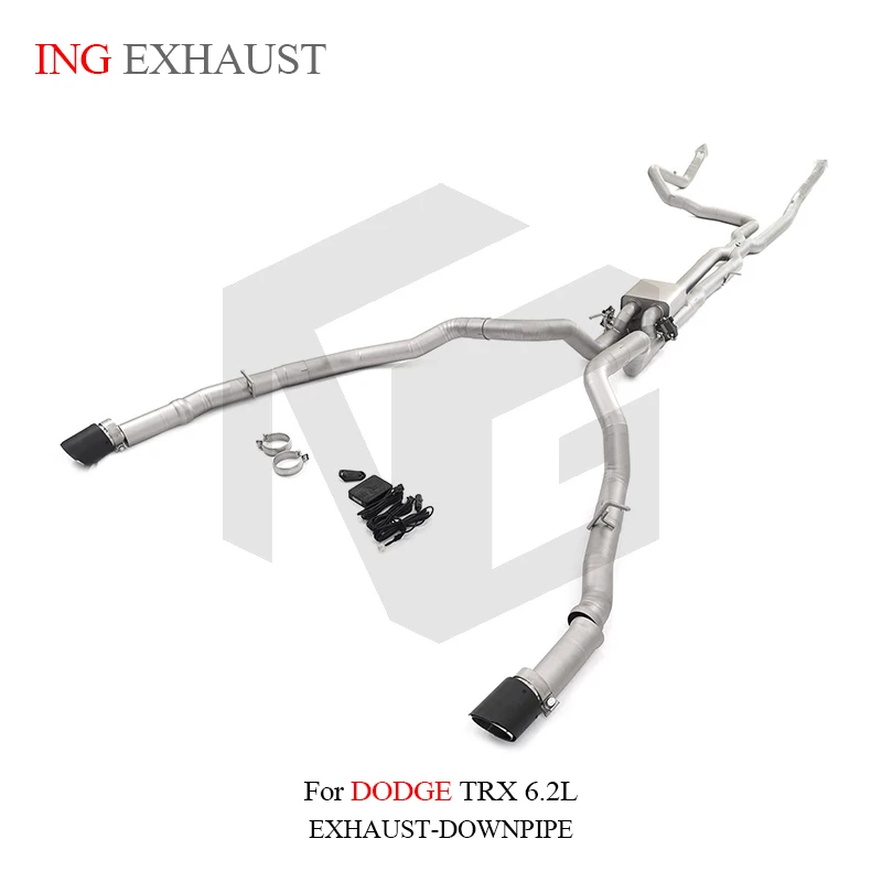

for Dodge Ram TRX 6.2L Supercharged 2021-2023 Full Titanium Exhaust System,CatBack,Aggressive Sound,HP Gain,Blasted Tips
