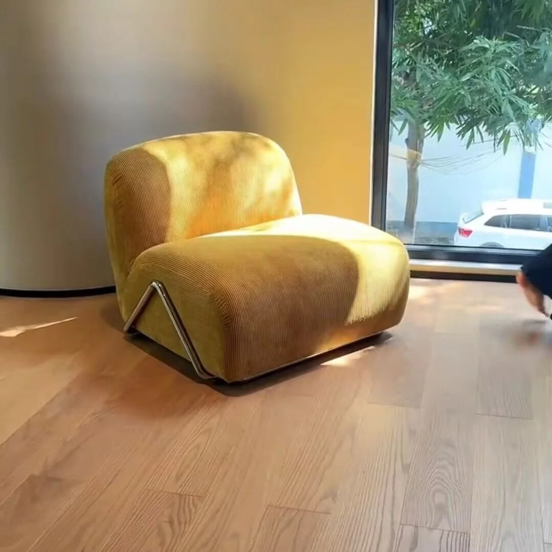 Victoria – Module de canapé simple au Design moderne, chaise de salon victorienne, tissu ancien, sac de haricots paresseux moyen ancien