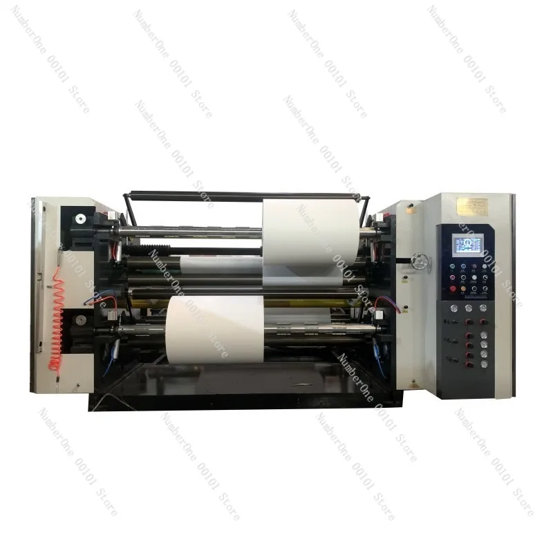 Industrial Grade Fully Automatic Roll Paper Slitting Machine High Speed Kraft Paper Rewinding Cutter Release Liner Film Cutting