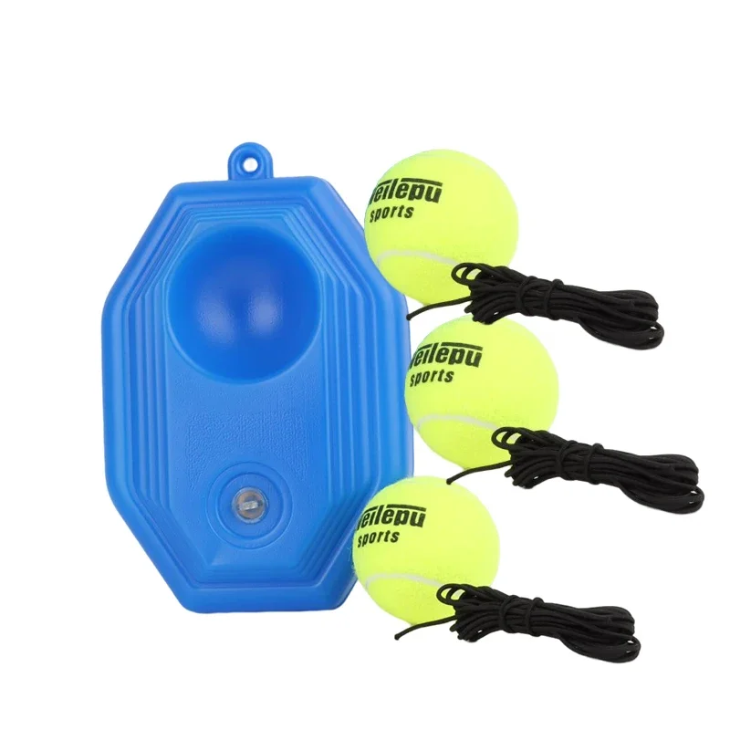 

Portable Tennis Rebound Ball Baseboard Solo Practice Trainer with Rope for Self Training