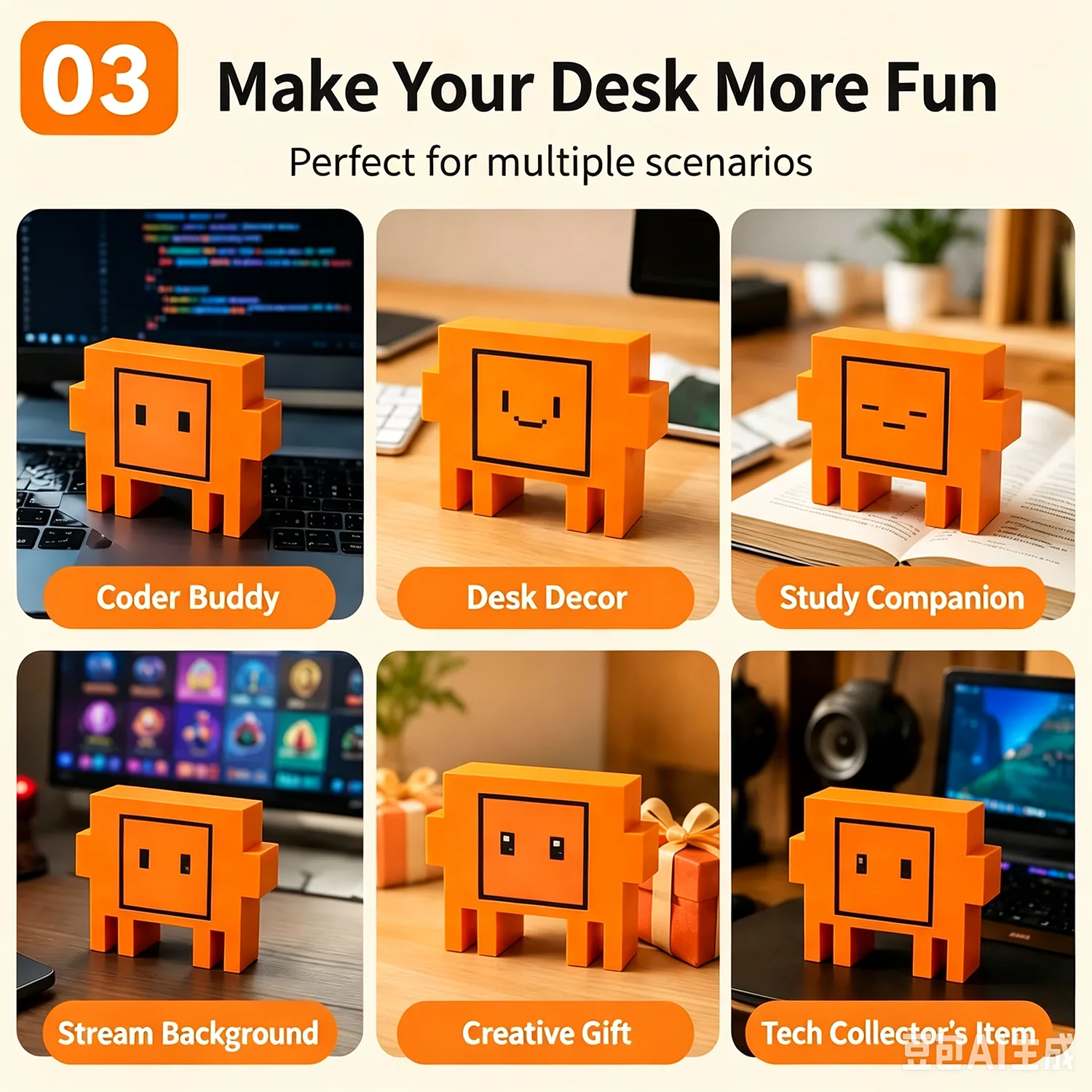 Lampe d'ambiance IA de bureau  - 3D Printing Ai avis et prix